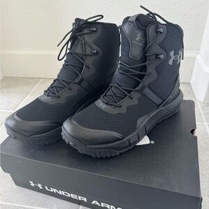 Under Armour Men's Black Lace-Up Boots